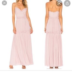 Excellent condition purple ruffled maxi dress